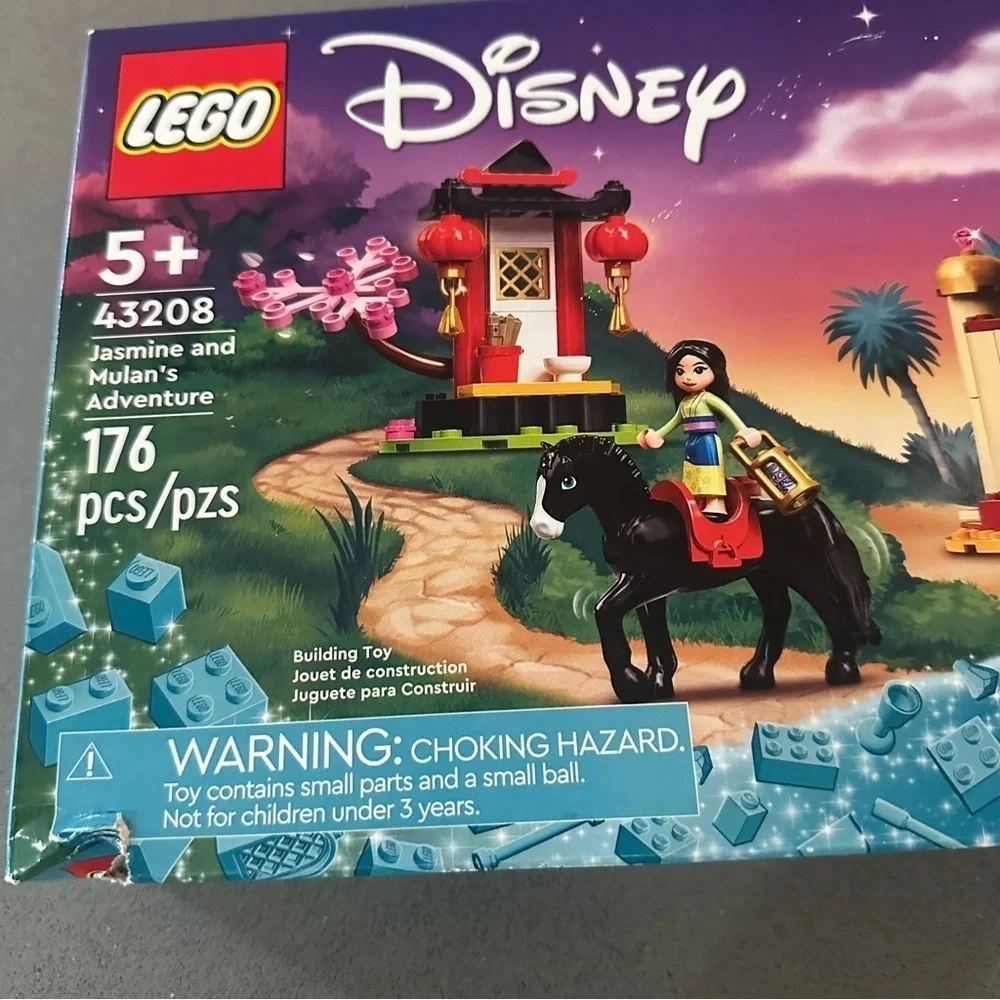 LEGO Disney Princess Jasmine & Mulan’s Adventure 43208 – Retired Set, New Sealed